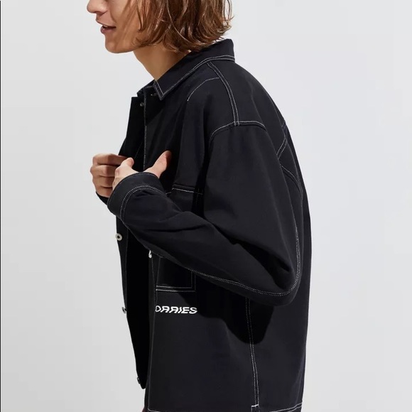 ☀️🧥 Urban Outfitter No Worries *blue* unisex denim jacket - Picture 4 of 9